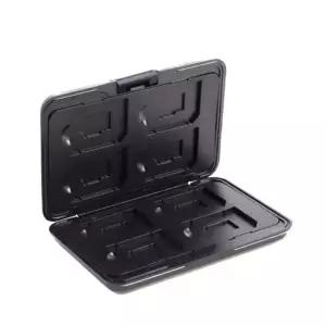 [셀러에이드]블랙 휴대용 SD카드 보관 케이스 보관함 수납 메모리 카드