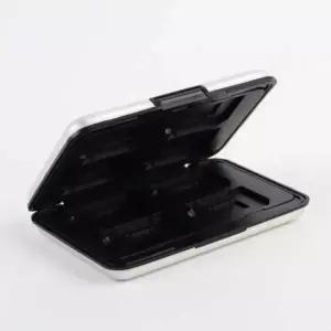 [셀러에이드]실버 휴대용 SD카드 보관 케이스 보관함 수납 메모리 카드