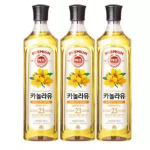 사조 해표 카놀라유 900mL x 3개