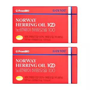 프롬바이오 노르웨이 헤링오일 100 60캡슐 2박스