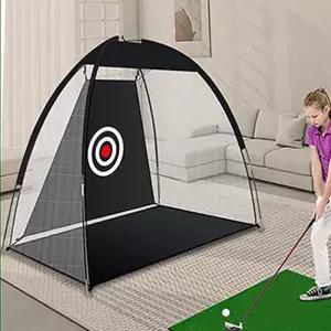 골프텐트 접이식 골프연습텐트 골프 그물망 네트 실내 실외 2M