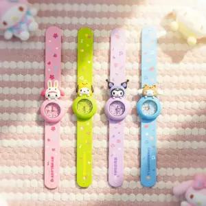 산리오 원터치 피규어워치 손목시계 어린이 마이멜로디 쿠로미 포차코 시나모롤 (랜덤1개)