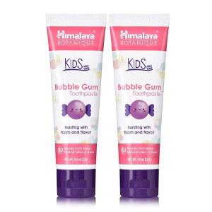 히말라야 보타니크 , 허브, 풍선껌 맛, 플라그 퇴치, 불소 무첨가, 순한, 인공 향료 또는 색소 없음, SLS 글루텐 잔인함 비건, 거품, 4온스, 2팩