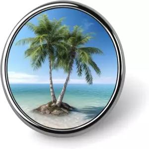 남성용 커스텀 라펠 핀 여성용 귀여운 바다 야자수 브로치 모자 가방 재킷 백팩 정장 셔츠 숄 스카프 장식