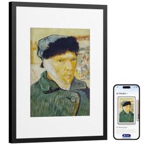 스위치봇 AI 아트 프레임 13 3', 전자 잉크 액자, 무선 디지털 사진 액자, 긴 배터리 수명, 알렉사 호환, 벽 장식, 홈 데코, AI 생성 아트, 아트 애호가를 위한 선물