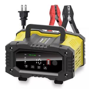 FOXSUR 퍽셔 휴대용 자동차 배터리 충전기 점프 스타터 12V 24V 고출력 오토바이