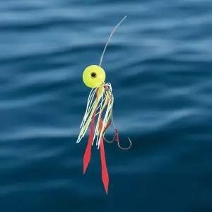 참돔 낚시 채비 유동형 타이라바 헤드 러버지그 세트 40g 1호