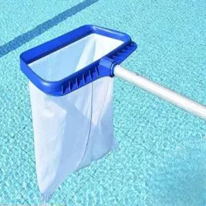 수영장 뜰채 5m 뜰망 장대 연못 청소 낚시 길이조절 그물망