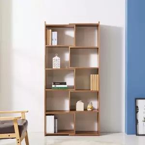 가구샘 고무나무 5단 책장 900 ha4565