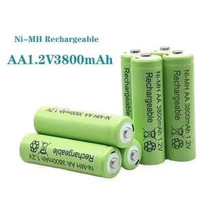 충전식 Ni-MH 배터리 1.2V AA 3800mAh