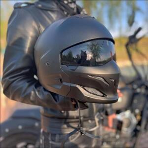 DOT 인증 전갈 헬멧 조합 오토바이 레트로 남여 다목적 하프 사계절