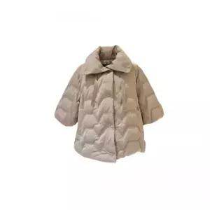 꼼빠니아하이넥 퀼팅 숏 덕다운 패딩 점퍼 CAFW0WIH010