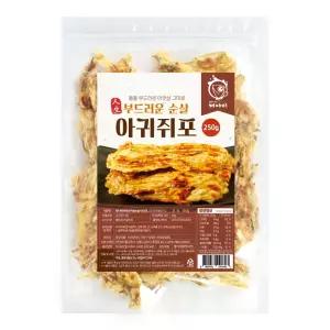 해야미 구운 순살 아귀쥐포채 250g 1개