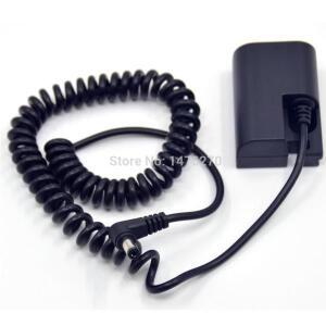 풀디코딩 LP-E6 DC 커플러 DR-E6 더미 배터리 스프린 케이블 캐논 EOS R5C 5D4 5DII III IV 6D2 7D R6 60Da