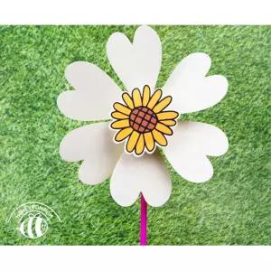 5인용 내맘대로 꾸미기 해바라기 종이 바람개비 만들기 원데이수업 학습교재 창의력