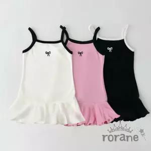 리본 여아 여름 원피스 핑크 캐릭터 드레스 어린이 용원피스 나시