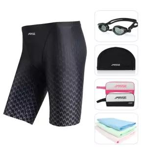 [아웃도어스/어라이즈](ASIM445BGCBT) 남성5부수영복+수경+수모+가방+타월 5종세트