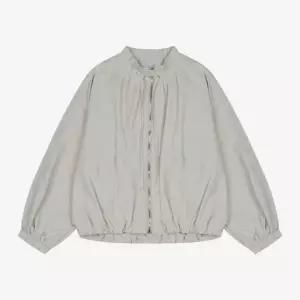 [롯데백화점]씨 넥라인 셔링 집업 블루종 점퍼 SMMAC2172