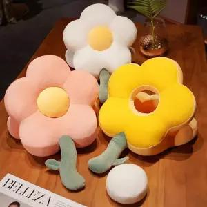 플라워 디자인 낮잠 쿠션 사무실 베개 팔쿠션 등부드러운쿠션 실내장식 사계절인테리어 예쁜방석 홈데코 소