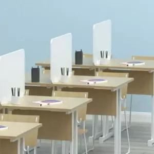 책상 이동식 파티션 가림판 테이블 칸막이 40x60식당 가림 가림막 독서실 사무실 도서관 공간분리 간이 오