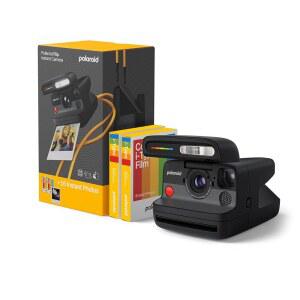 Polaroid Flip 인스턴트 카메라 컬러 필름 번들 사진 16장 - 블랙 6565 - 초초점 4렌즈 시스템, 수중 음파 탐지기 자동 초점 및 블루투스 페어링 컴패니언 앱으로 센스 분석