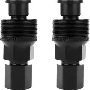 Volisau 2개 크랭크 풀러 자전거 제거 도구 사각 테이퍼 스플라인 암이 있는 또는 수리용 소형 키트 블랙