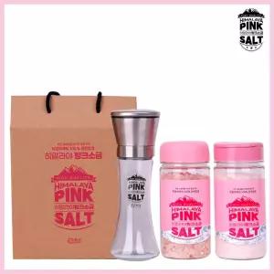 답례품25호 핑크400gx1+400g조미료x1+그라(공병)돌잔치 칠순 사은품 판촉물 히말라야 단체 교회 김장용 기