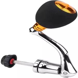 낚시 릴 손잡이 교체용 노브 전동 팔 그립 M-골드