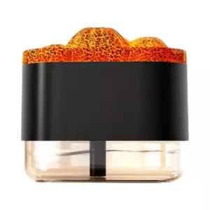 볼케이노 USB 무드등 가습기 300ml 블랙 탁상용조명 소형 습도조절기 데스크 미니 등가 탁상용 휴대용 책상