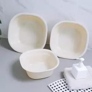 WL 모던 사각 라운드 대야 가정용 욕실 주방 다용도 빨래 세숫대야