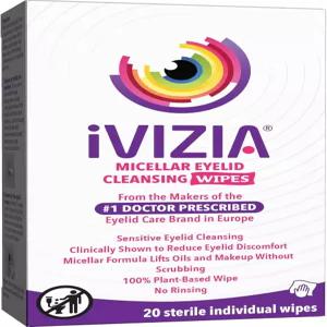 민감성 눈꺼풀 클렌징을 위한 비지아 물티슈 방부제 프리 미셀라 린스 없음 젠틀 메이크업 리무버 포장용