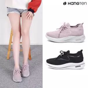 행텐 HT-5616 여성용 쿠션 니트 워킹화 가벼운 운동화