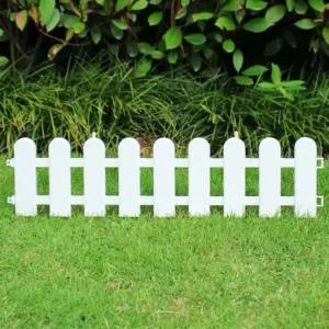 낮은 펜스 울타리 말뚝 플라스틱 정원 디펜스 10개조경 초록 화단 울타 꾸미기 옥상 실외 세트 텃밭 녹색