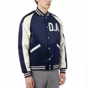 MUST IT_휴먼메이드 25 SATIN STADIUM JACKET HM29JK020 NAVY) 새틴 스타디움 자켓)