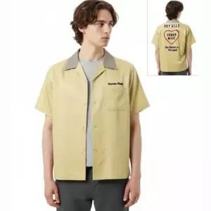 MUST IT_휴먼메이드 25 BOWLING SS SHIRT HM29SH021 YELLOW) 볼링 반팔 셔츠)