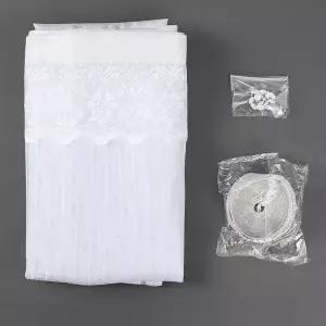 [콩심팥심]아기 모기장 스트라이프 디자인 방충망 침대 방습 방 모기 차단망