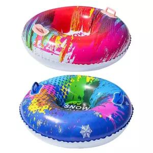 87cm 넘어짐 방지 풍선형 썰매 겨울 스포츠용 두꺼운 스노우 튜브 야외용 트레일