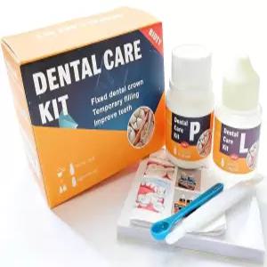 치과 복원 키트 산화 아연 유제놀 시멘트 임시 고정 크라운 및 브리지 치아 수리 세트 케어