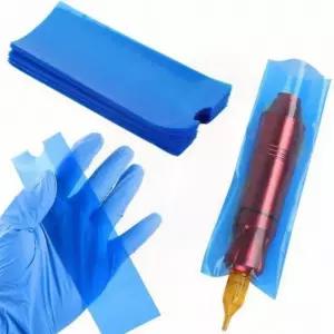 타투 머신 펜 커버 반영구 위생 비닐 랩 덮개 슬리브 작업 샵 보호
