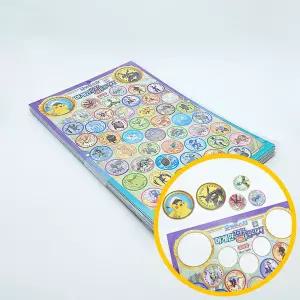 1000 포켓몬스터 어게인 왕 팝딱지 20개묶음 - 49종 딱지놀이 포켓몬 종이딱지 딱지치기