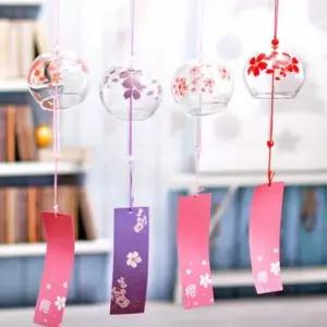 바람종 홈데코 유리 벨 풍경종 선물용 인테리어 경종 가정용