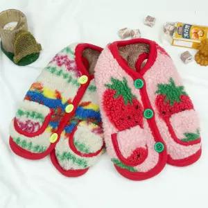 강아지 반려동물 시골집 패션 조끼 티셔츠 실내복후리스 강아지옷 겨울 뽀글이 펫조끼 김장 털조끼