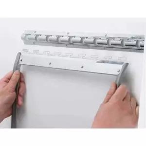 투명커튼 투명 주름문 측면 접이식 자바라 식당 바람