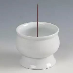 [셀러에이드]받침대 도자기 향로 향꽂이 백자 홀더 향 스틱 무지향꽂이