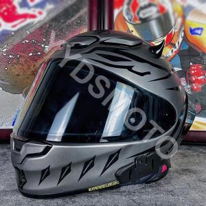 SHOEI ARAI HJC K1K3 K5-S 오토바이 헬멧 데칼 바이저 앞 유리 스티커 방수 장식 액세서리