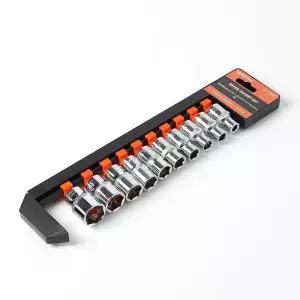 전문가용 육각 복스알 핸드소켓 10종 공구 세트어댑터 드릴비트 연결 나비너트 아이볼트 렌치 나비너트알