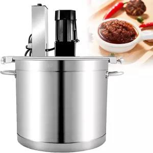 200W 상업용 전기 믹서 기계 - 잼 소스 필링 및 양념용 칼날 교반 스크레이퍼 4개 전문 셰프 가정 요리사를