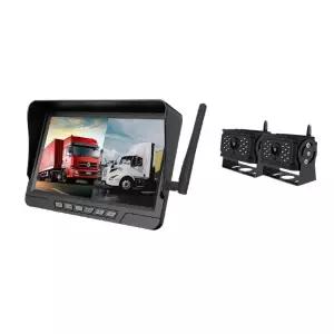 무선 후방카메라 2채널 모니터 후진 트럭 케이블