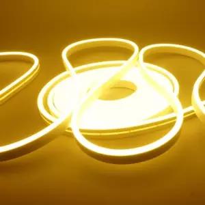 DC12V용 면발광 네온플렉스 LED바 5M롤 웜화이트LED홈바인테리어 트렁크등 셀프인용품 자동차꾸미기 간접조