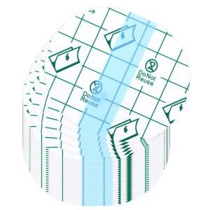 100개 방수 타투 애프터케어 붕대, 투명 접착 스트레치 필름 드레싱, 관리용 보호 커버, 수영, 샤워, 2.5인치